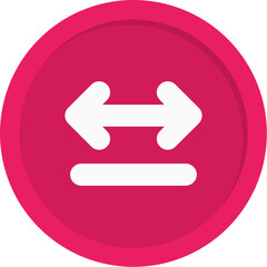 Double Arrow Bar Horizontal Icon