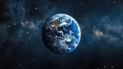Fototapeta premium The planet Earth is our home and the only place we have to live