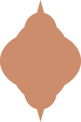 Boho Aesthetic Islamic Frame Element