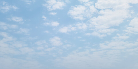 Natural and cloudy fresh blue sky background. Natural sky beautiful blue and white texture background. blue sky with cloud. sky with white clouds as background or texture	