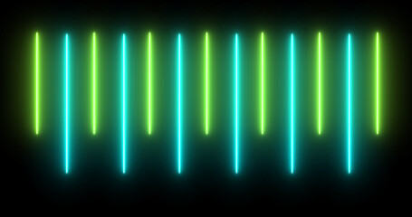 Moving up and down loading like an audio spectrum neon light beam bg. Cyber floor vj loop vibrant spectrum shiny music galaxy concert hall atmosphere abstract podcast broadcasting bg pulse trendy