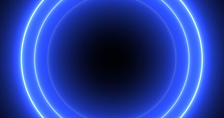 Retro style award show presenting ceremony loading circle bomb bg. Futuristic high technological interface UI UX design swirl big data cyberspace tech curve media flow circulation media footage.