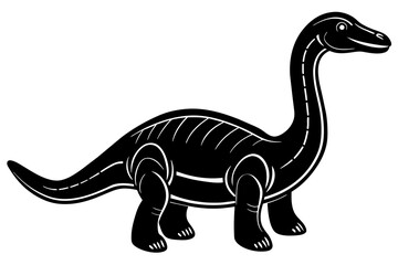 Dinosaur vector silhouette