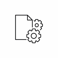 file settings gear cog icon