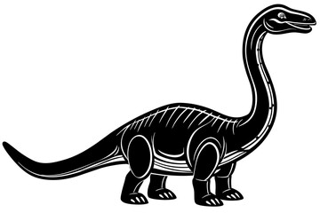 Dinosaur vector silhouette