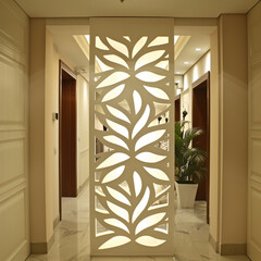 Hall dividers, decorations, gypsum board partitions