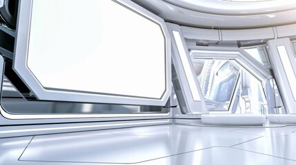 Obraz premium Blank outdoor billboard mockup template for placeholder