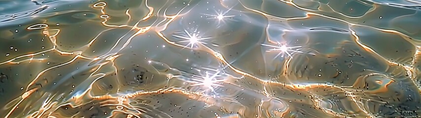 Close-Up of Shimmering Ocean Surface