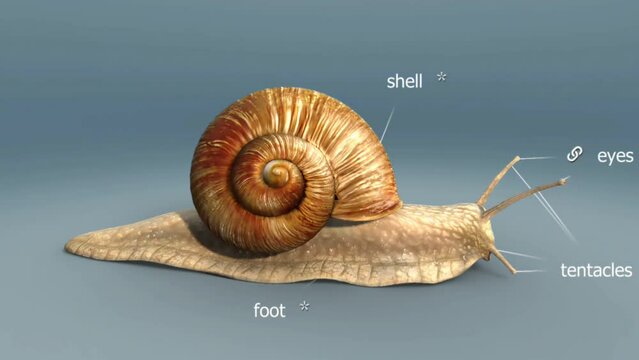 Roman snail anatomy