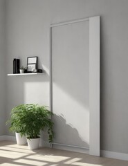 White wall background