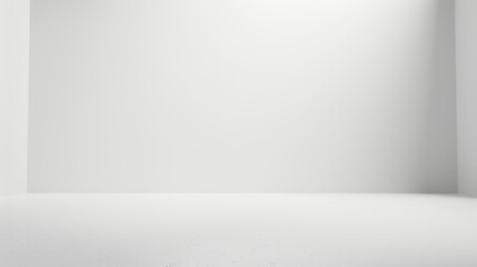 A vast and empty advertising space against a white background, creating an open canvas for creative freedom in marketing and design