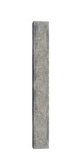 Short vertical concrete beam - on isolated transparent background.
