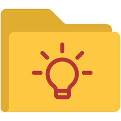 Fototapeta premium Files and Folders Colored Icon Pack