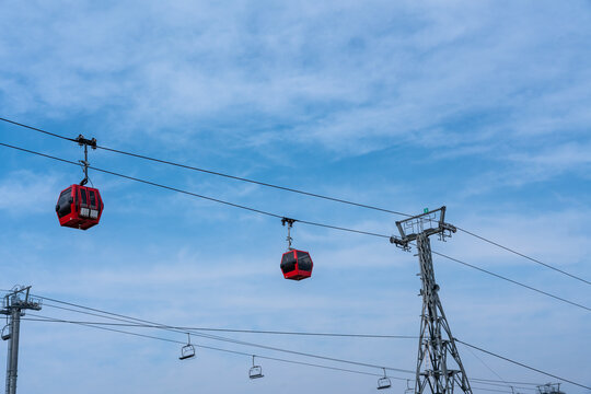 Cable car ride from Gulmarg Kashmir, Gulmarg Gondola ropeway ride
