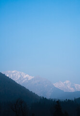 Beautiful mountain landscape scenery, Kashmir nature beauty