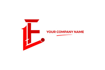 EL Logo vector. Vector illustration of alphabet