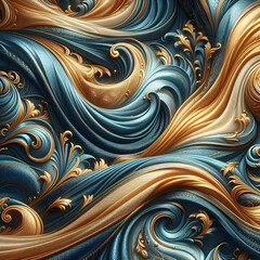 Gold and blue artsy textured background wallpaper Generative AI illustrator,A mesmerizing abstract background wallpaper ,Gold and blue artsy textured background wallpaper Generative AI illustrator

