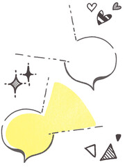 突き破る！クソデカボイスの吹き出し