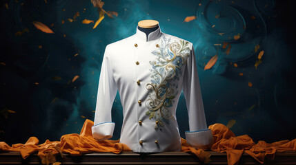 generated illustration of Jacket of professional chef