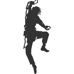 On Top of the World Vintage Illustration Vector