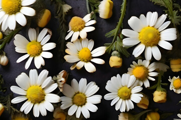The organic chamomile flowers in our farms almost speak of the beauty of their scenic views