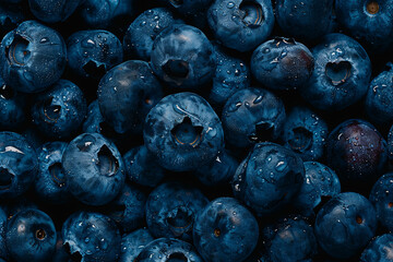 close up of blueberry