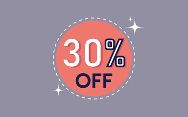 30 percent discount off illustration offer