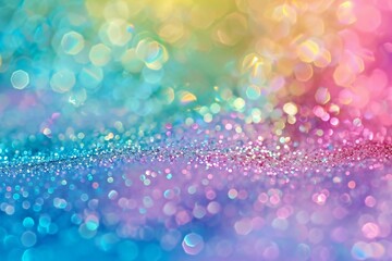 Abstract colorful bokeh background for Christmas and New Year