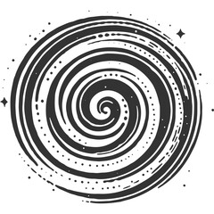 Wanderers Time Loop Vintage Illustration Vector