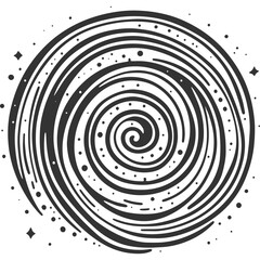 Wanderers Time Loop Vintage Illustration Vector