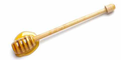 honey stick on a light background