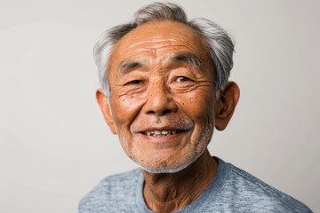 日本人のおじいさんのポートレート（シニア・高齢者・敬老の日・父の日）