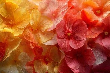 Beautiful colorful hibiscus flowers as background, closeup
