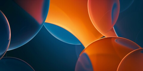 Background, Blue and Orange Gradient iPhone Wallpaper, Vibrant Blue and Orange Gradient Background, Perfect for Modern iPhone Wallpaper