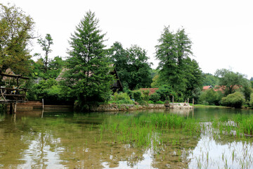 The Korana river in Rastoke, Slunj, Croatia