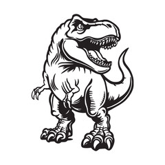 Angry roaring T-Rex. vector illustration © дима селиванов