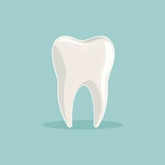 Vector illustration drawing of a tooth