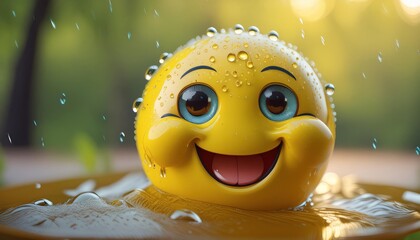 World Emoji Day with smiley face and heart icon