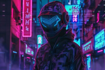 A digital collectible card featuring an iconic character from popular culture, set against a neonlit urban background, perfect for NFT enthusiasts