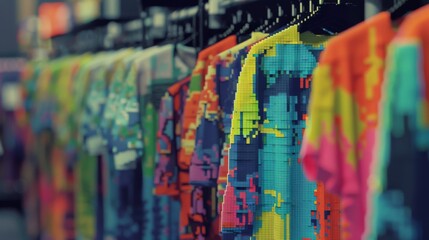 Fototapeta premium Colorful clothes.