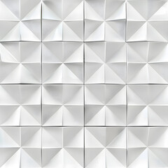 Obraz premium White square geometric ceramic tile wall background