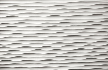 Abstrakte wellenförmige Texture in Weiß, die sich wiederholt und einen modernen 3D-Effekt erzeugt
