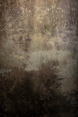 Rustic Textured Concrete Wall Background in Dark Brown Hue