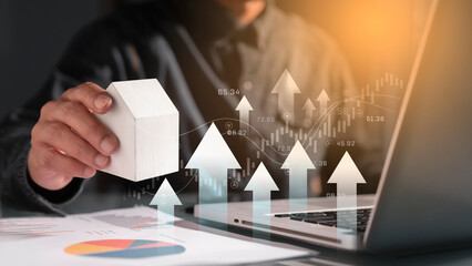 Investors are analyzing real estate growth data. and residential construction contracting business...