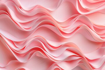 Abstract pink waves wallpaper