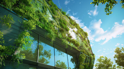 A building with a lot of plants growing on it - Powered by Adobe