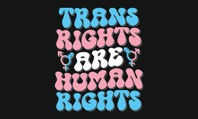 Transgender Pride Vector T-shirt Design