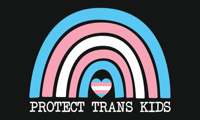 Transgender Pride Vector T-shirt Design