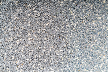 Cat litter granules close up. The texture of granular toilet filler. Cat litter in granules box. active carbon. texture pattern. Clean Cat litter in a litter tray. Background of white bentonite fresh 