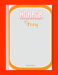 Corporate Book Cover Design Template. Horror book cover
